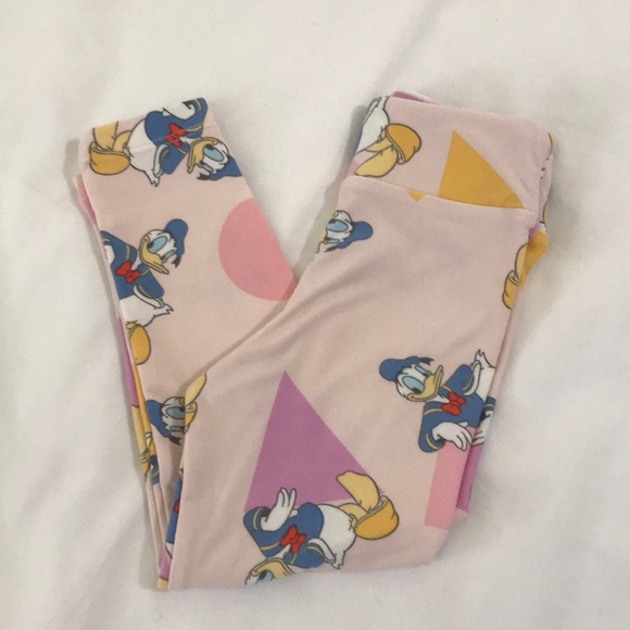 🦆 Lularoe Disney Donald Duck Leggings S/M - Picture 2 of 8